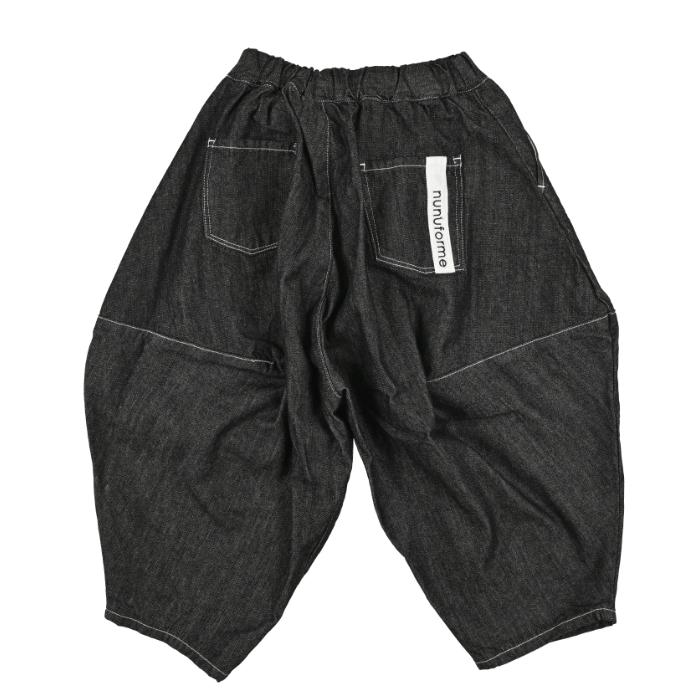 nunuforme デニムパンツ nunuforme ヌヌフォルム ブラックデニムポインテッドデニムパンツ