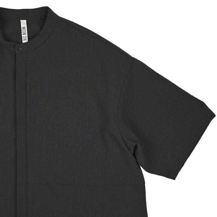 【ほぼ未使用】 MOUNTEN マウンテン sheersucker S/S shirt charcoal MS19-1339c 【1941065919】(10725円)