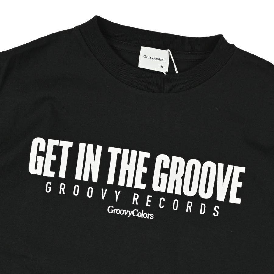 GROOVYCOLORS グルービーカラーズ RECORDS OVER SIZE TEE 2BK 42520408 