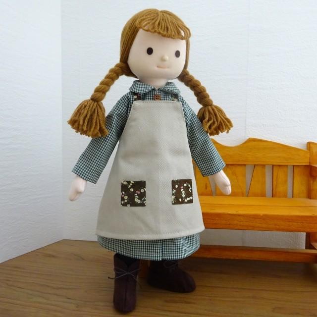 ＊夢 着物 文化人形＊お人形 布人形 約30cm エプロン着せ替え 古布＊ 文化人形 | きよかさんの文化人形