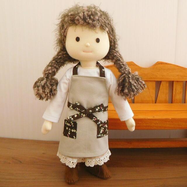 人形用 エプロン 人形用エプロン 無地 花柄 : ミックスジャム - 通販