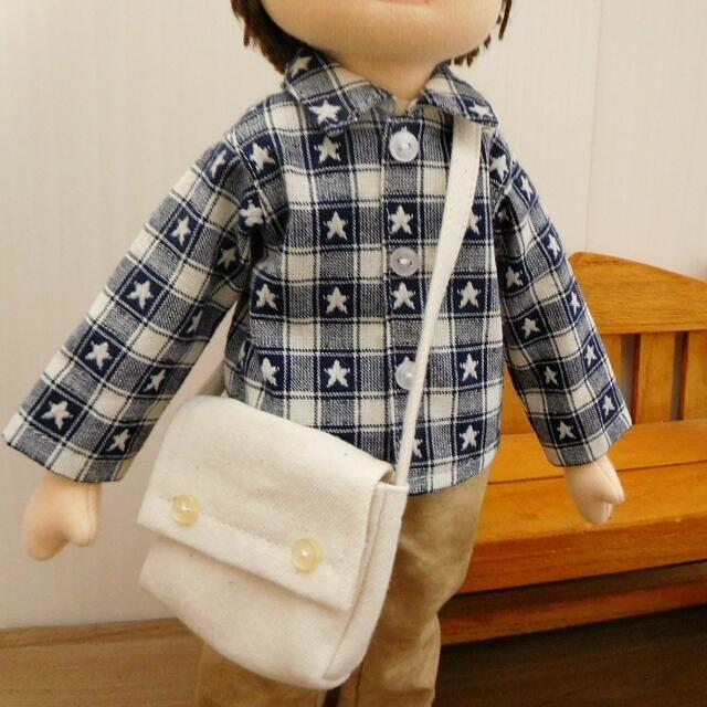 ショルダーバッグ 人形用 ドール用 ドール ベージュ カーキ カーキ