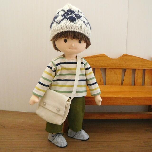 ショルダーバッグ 人形用 ドール用 ドール ベージュ カーキ カーキ