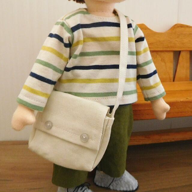 ショルダーバッグ 人形用 ドール用 ドール ベージュ カーキ カーキ