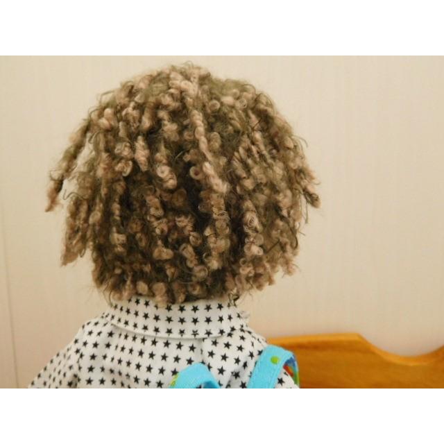 手作り 布製 着せかえ 人形 星柄シャツ 男の子 着せ替え セット 34cm