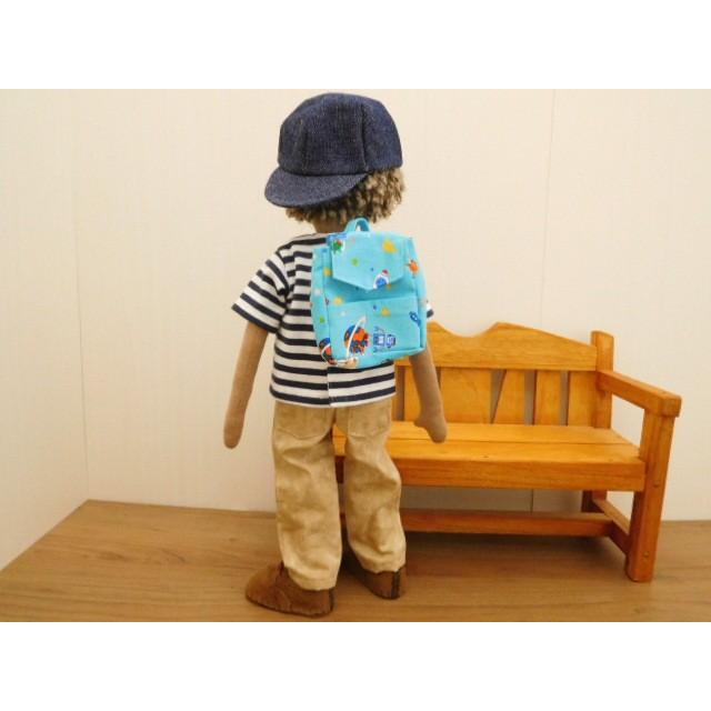 手作り 布製 着せかえ 人形 星柄シャツ 男の子 着せ替え セット 34cm