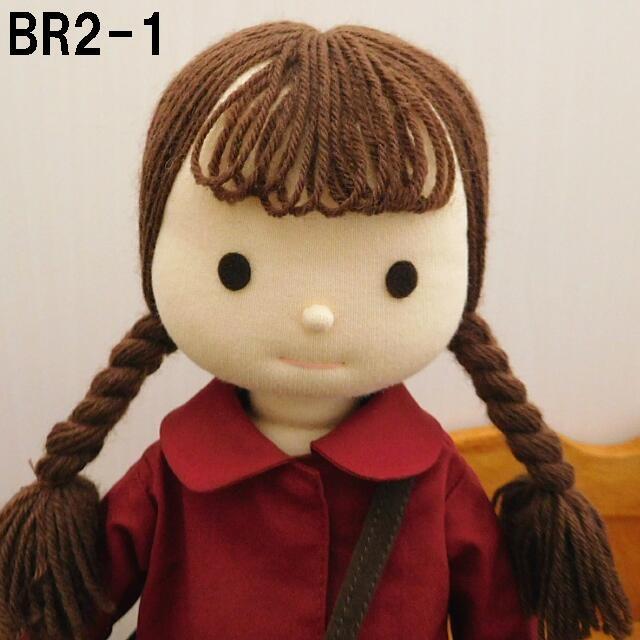 手作り 布製 人形 女の子 着せ替え バラの刺繍 ワンピース セット 34cm