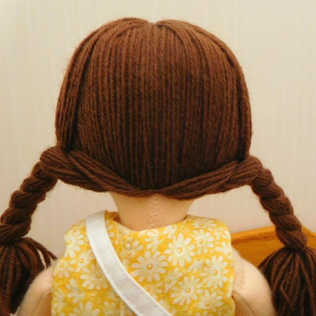 黄色いワンピースの手作り人形(30cm) 黄色いワンピースの手作り人形(30cm)