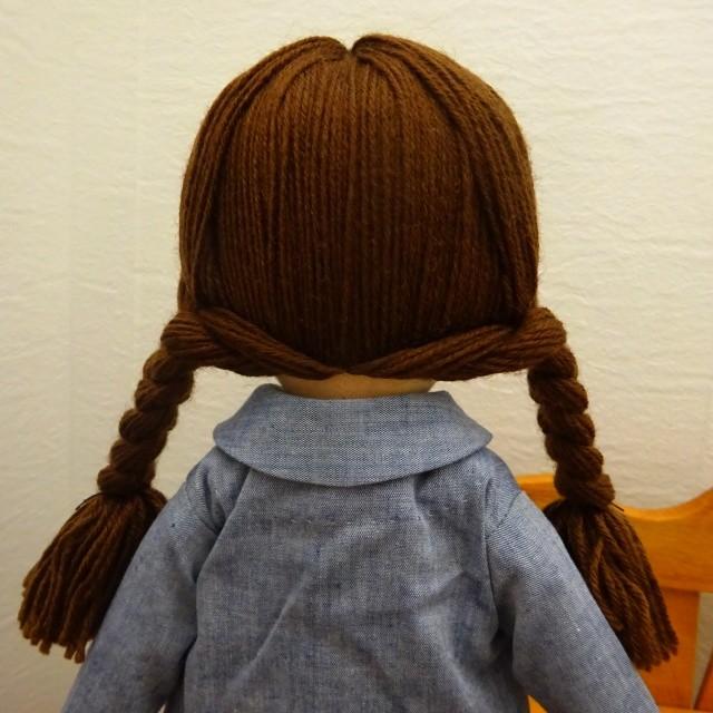 手作り 布製 人形 着せ替え セット ドール 布人形 34cmサイズ AW E