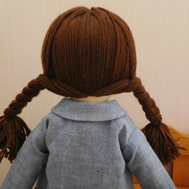 手作り 布製 人形 着せ替え セット ドール 布人形 34cmサイズ AW F 70%