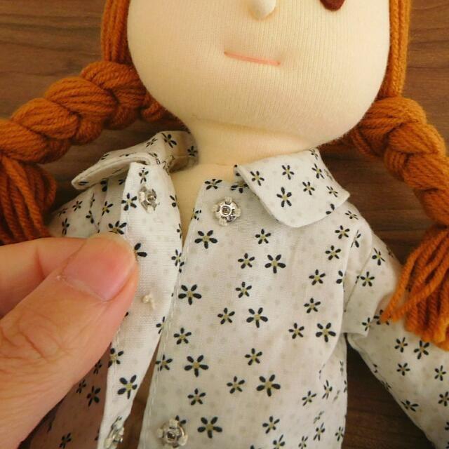 手作り 布製 人形 着せ替え セット ドール 布人形 34cmサイズ AW