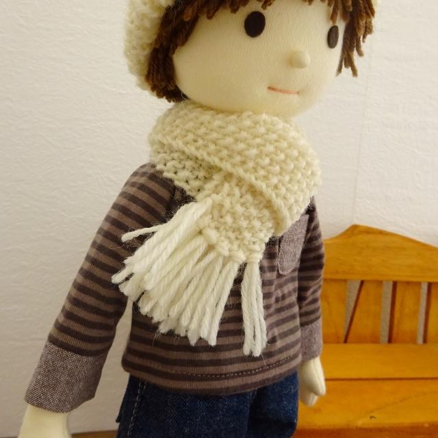 人形用 マフラー 人形用マフラー ドール用 かのこ編み ピンク 生成 紺 T ミックスジャム 通販 Yahoo ショッピング