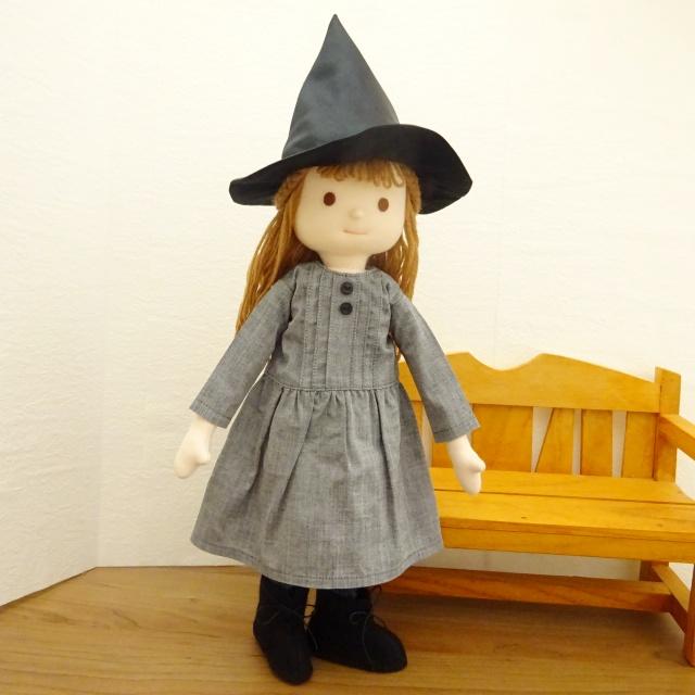 人形用 魔女風 とんがり帽子 ハロウィン ミックスジャム : ミックス