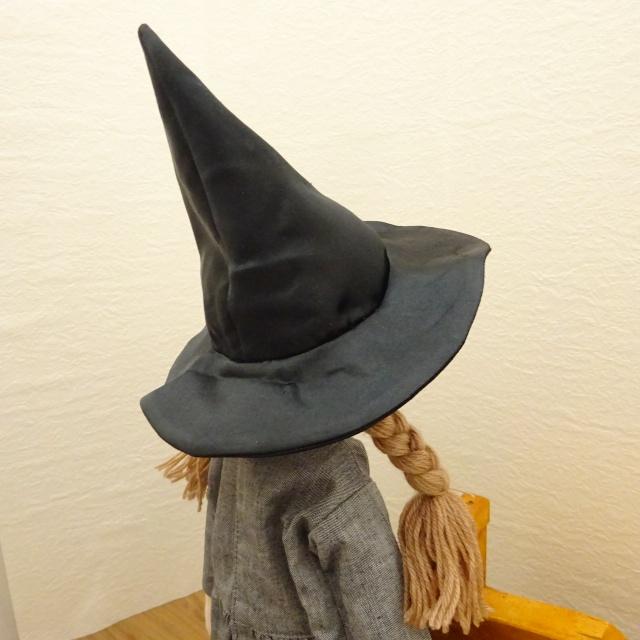 人形用 魔女風 とんがり帽子 ハロウィン ミックスジャム : ミックス