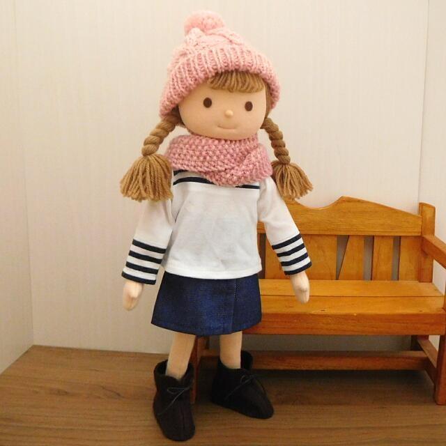 人形用 マフラー 人形用マフラー ドール ドール用 かのこ編み