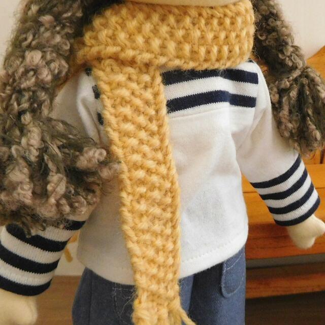 人形用 マフラー 人形用マフラー ドール ドール用 かのこ編み