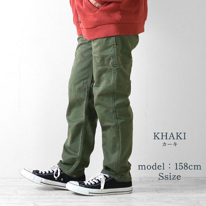 日本製 ガーデニングパンツ カーキ グリーン ミリタリー メンズ