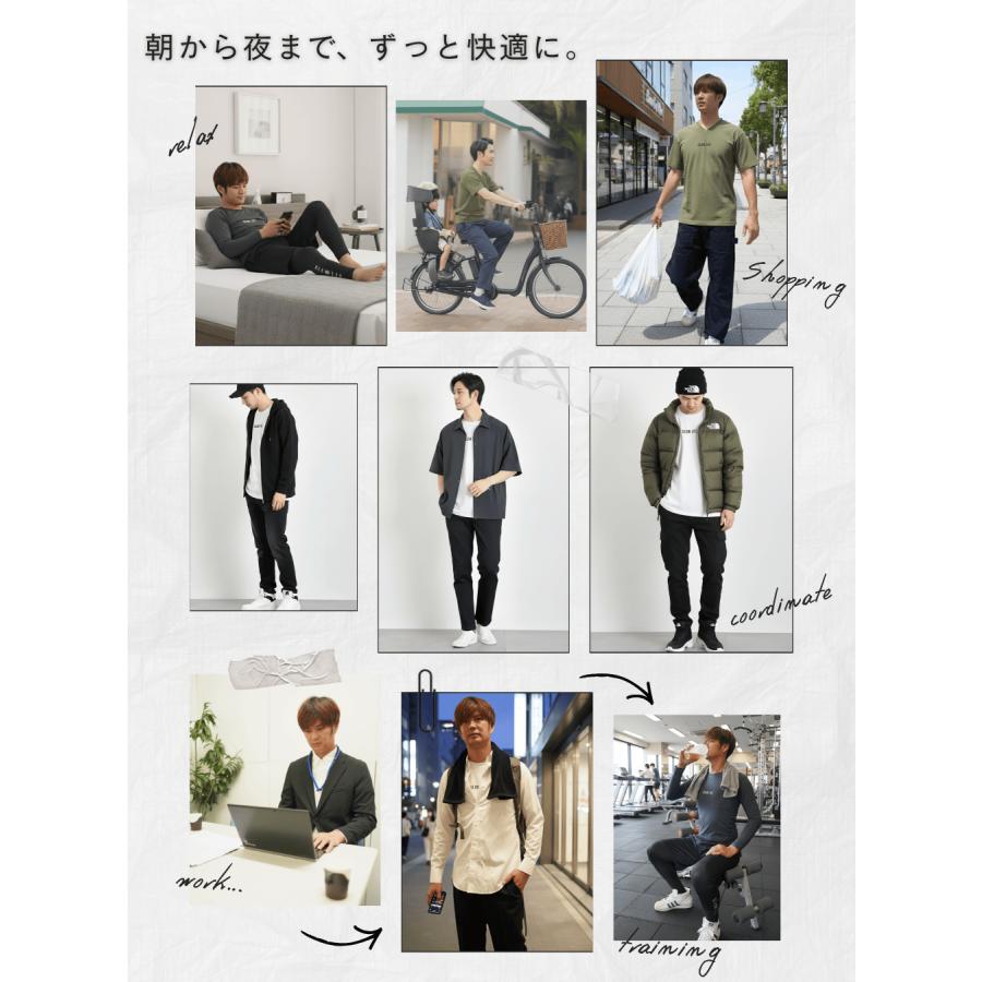 正規代理店【鉱石2倍】リライブ スパッツ メンズ レギンス SLOWLIFE