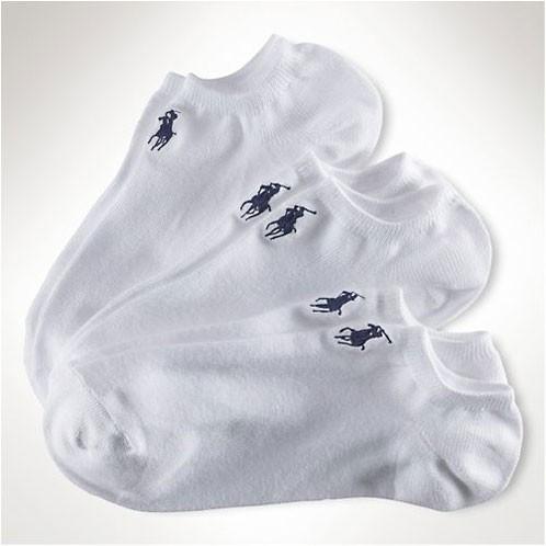 ポロ ラルフローレン POLO RALPH LAUREN 正規品 靴下 ソックス Ghost Sock 3-Pack ホワイト｜mixon｜03