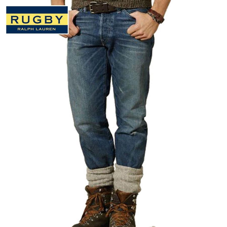 ラルフローレン ラグビー ジーンズ メンズ 正規品 RUGBY RALPH LAUREN ストレートジーンズ ジーパン 4022320711