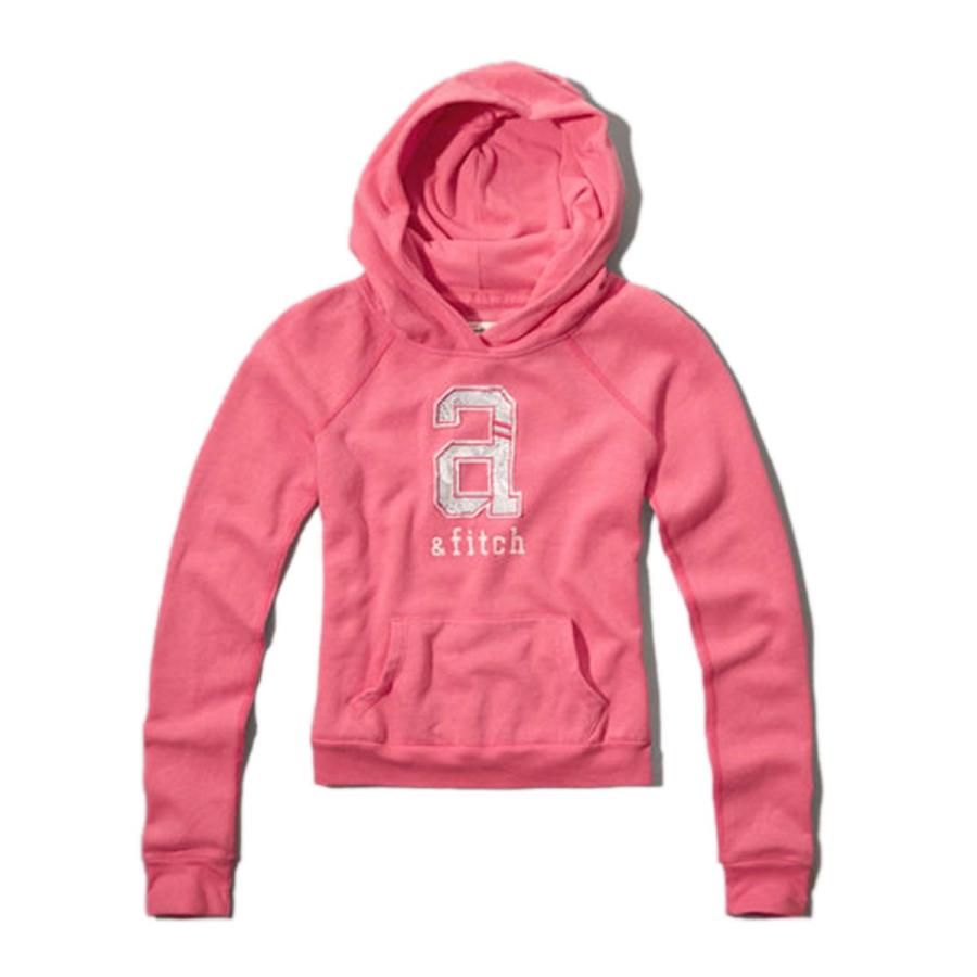 【ボーナスストア 誰でも+5% 4/22 0:00〜4/23 23:59】 アバクロ パーカー キッズ AbercrombieKids 正規品 子供服 ガールズ shine lace logo hoの画像