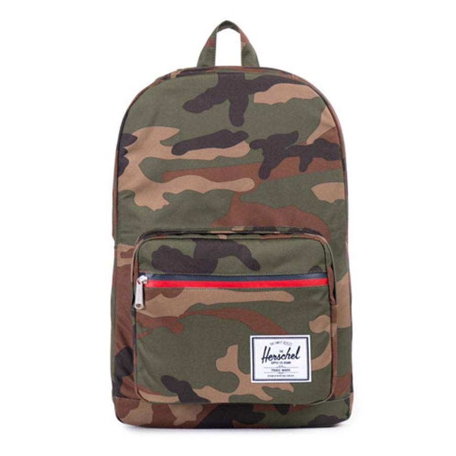 ハーシェル バッグ 正規販売店 Herschel Supply ハーシェルサプライ バッグ POP QUIZ CLASSICS 10011-00699-OS WOODLAND CAMO/NAVY&RED ZIPPER D15S25_4