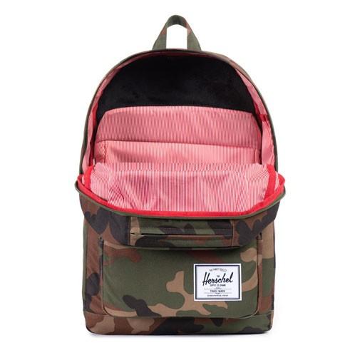 ハーシェル バッグ 正規販売店 Herschel Supply ハーシェルサプライ バッグ POP QUIZ CLASSICS 10011-00699-OS WOODLAND CAMO/NAVY&RED ZIPPER D15S25_5