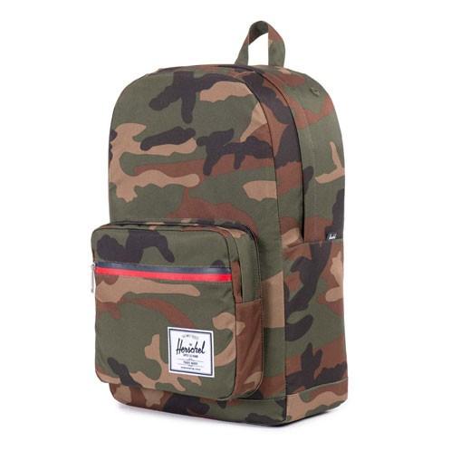 ハーシェル バッグ 正規販売店 Herschel Supply ハーシェルサプライ バッグ POP QUIZ CLASSICS 10011-00699-OS WOODLAND CAMO/NAVY&RED ZIPPER D15S25_6