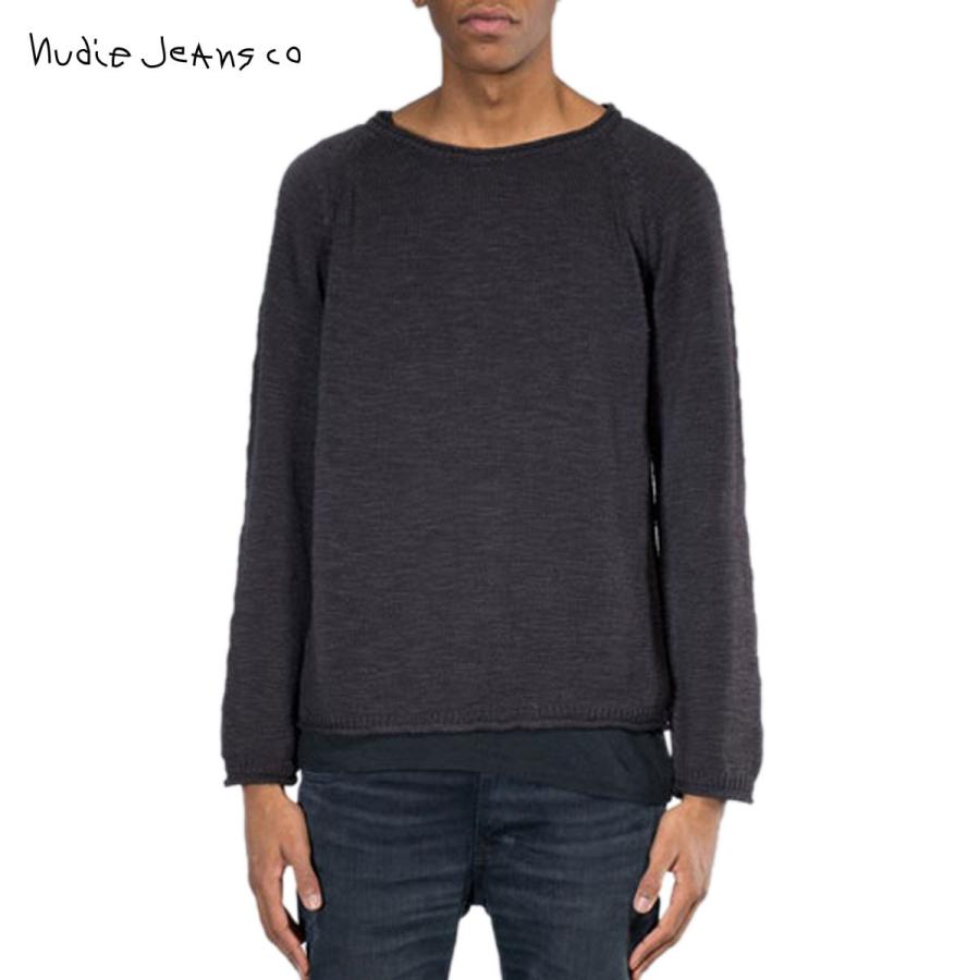 ヌーディージーンズ セーター メンズ Nudie Jeans Vladimir Cotton Linen 150191 6 ホワイトデー プレゼント ラッピング