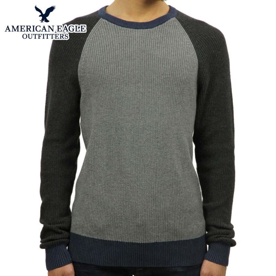 アメリカンイーグル セーター メンズ 正規品 AMERICAN EAGLE CREW SWEATER 0512-6110 D00S20 クリスマス プレゼント ラッピング American Eagle（アメリカンイーグル） セーター メンズ 正規品
