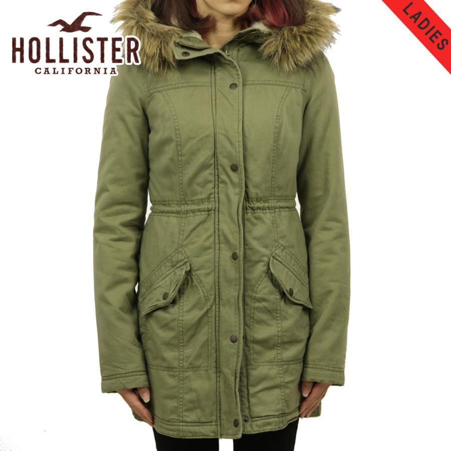 ホリスター レディース HOLLISTER 正規品 アウタージャケット Jack Creek Twill Parka 34｜mixon