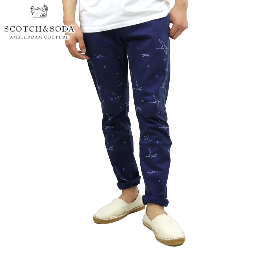 20%OFFセール 【販売期間 5/5 0:00〜5/5 23:59】 スコッチアンドソーダ メンズ SCOTCH＆SODA コットンパンツ French worker pant with pl
