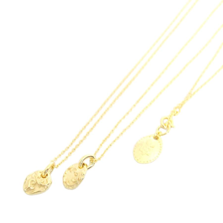ハリム HARIM 正規販売店 ネックレス FRAGMENTS OF ACANTHUS PENDANT SET K18COAT NECKLACE HRPM006.007 PAIRSET SG 父の日 プレゼント ラッピング_1