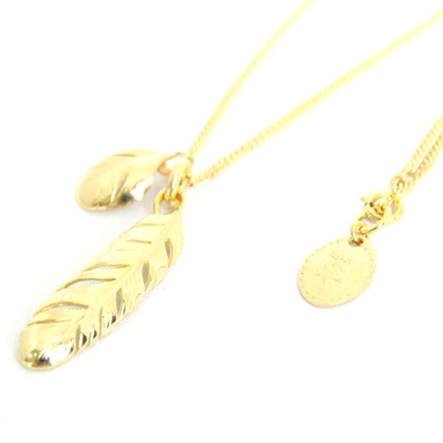 【ボーナスストア 誰でも+5% 6/7 0:00〜6/8 23:59】 ハリム HARIM 正規販売店 ネックレス NEW LEEF FEATHER VERY SHINE K1 父の日 プレゼント ラッピングの画像
