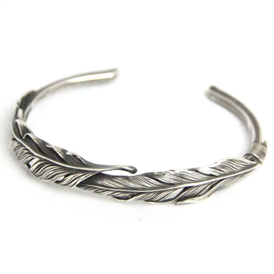 【ボーナスストア 誰でも+5% 6/7 0:00〜6/8 23:59】 ハリム HARIM 正規販売店 バングル DOUBLE FEATHER BANGLE SV BANGLE  父の日 プレゼント ラッピングの画像