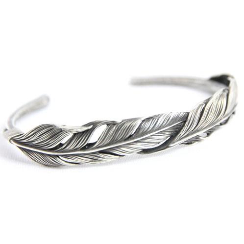 【ボーナスストア 誰でも+5% 6/7 0:00〜6/8 23:59】 ハリム HARIM 正規販売店 バングル DOUBLE FEATHER BANGLE SV BANGLE  父の日 プレゼント ラッピングの画像