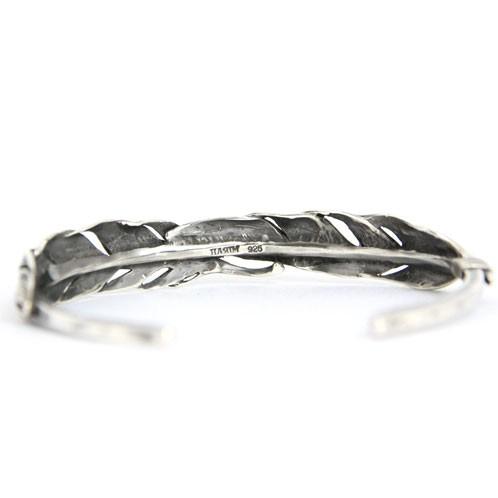 【ボーナスストア 誰でも+5% 6/7 0:00〜6/8 23:59】 ハリム HARIM 正規販売店 バングル DOUBLE FEATHER BANGLE SV BANGLE  父の日 プレゼント ラッピングの画像