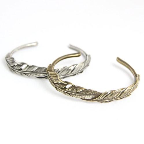 【ボーナスストア 誰でも+5% 6/7 0:00〜6/8 23:59】 ハリム HARIM 正規販売店 バングル DOUBLE FEATHER BANGLE SV BANGLE  父の日 プレゼント ラッピングの画像