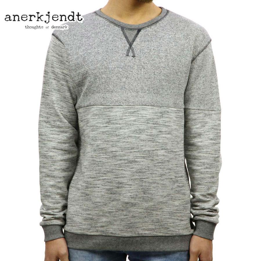 アナケット ANERKJENDT 正規販売店 正規品 メンズ スウェット RAI SWEAT 9415701 Blue Nights Mel D15S25 クリスマス プレゼント ラッピング アナケット ANERKJENDT 正規品 メンズ スウェット RAI SWEAT 9415701
