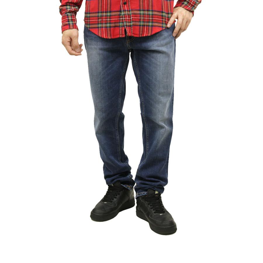 ヌーディージーンズ リーンディーン メンズ Nudie Jeans Lean Dean Bay Blue 471 1118 父の日 プレゼント ラッピングの画像