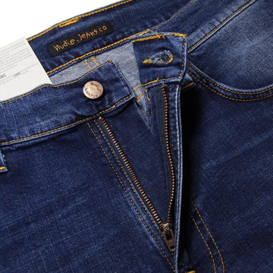 ヌーディージーンズ リーンディーン メンズ Nudie Jeans Lean Dean Bay Blue 471 1118 父の日 プレゼント ラッピングの画像