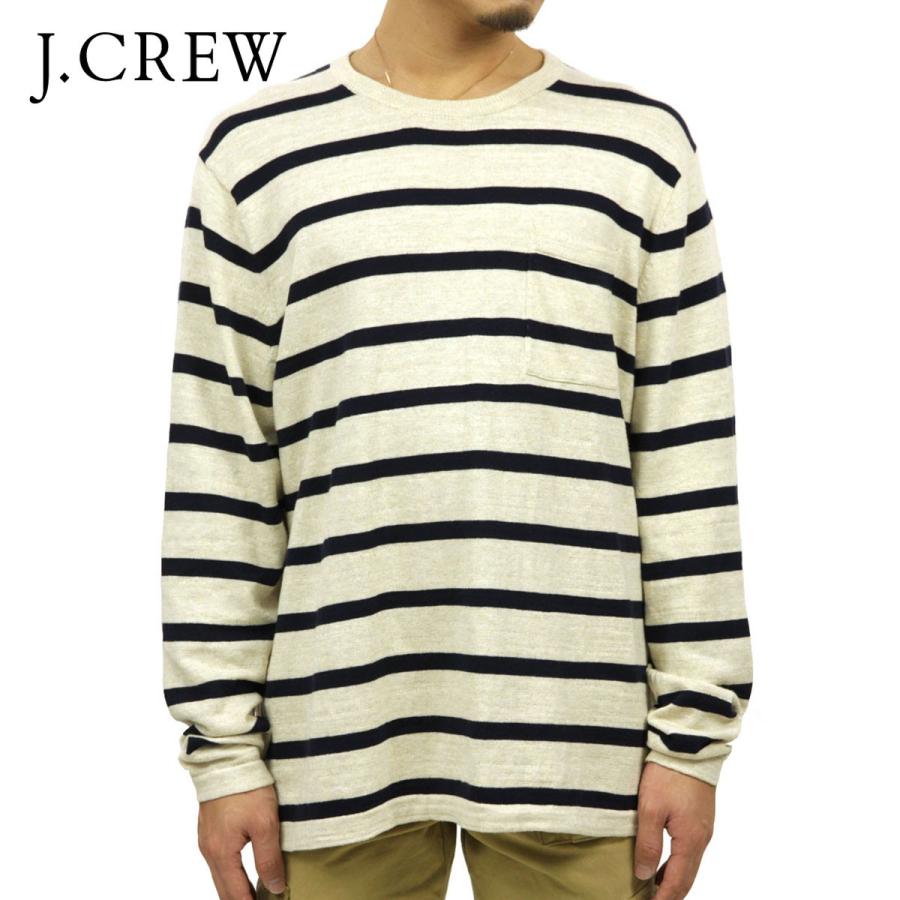 ジェイクルー セーター メンズ 正規品 J.CREW STRIPED TEXTURED COTTON CREWNECK S 父の日 プレゼント ラッピング｜mixon