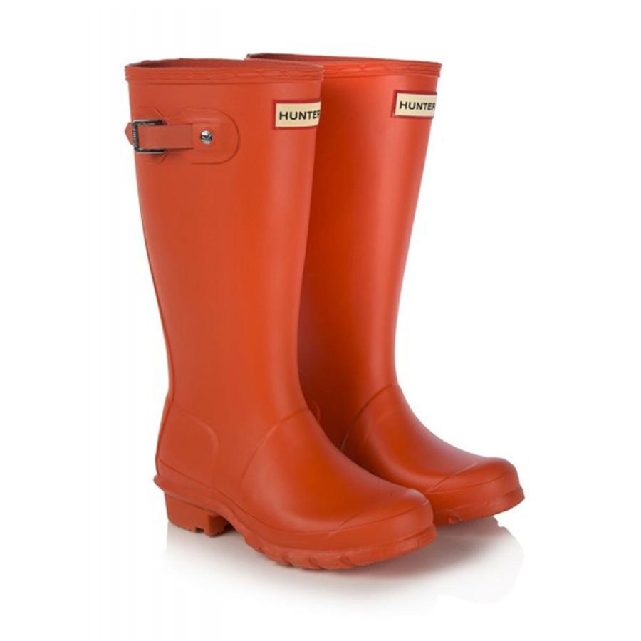 ハンター　ベルト付きレインブーツ　グロスオレンジ　EU37 ハンター ベルト付きレインブーツ グロスオレンジ EU37 楽天市場