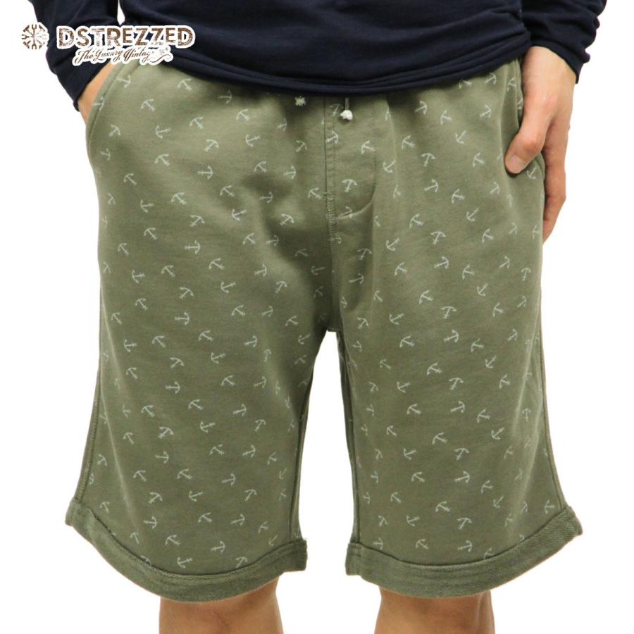 ディストレス ショートパンツ メンズ 正規販売店 DSTREZZED ハーフパンツ ボトムス Chino short Sprinkle Anchor