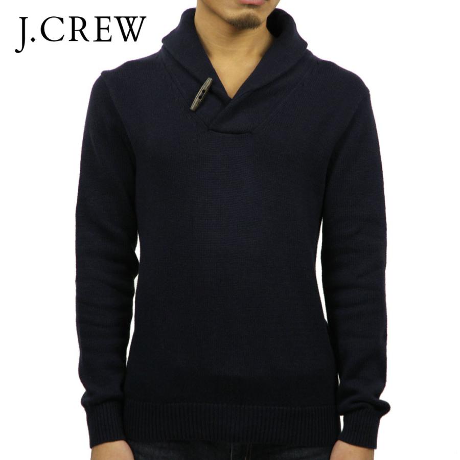 ジェイクルー セーター メンズ 正規品 J.CREW COTTON TOGGLE SHAWL-COLLAR SWEATER 父の日 プレゼント ラッピング