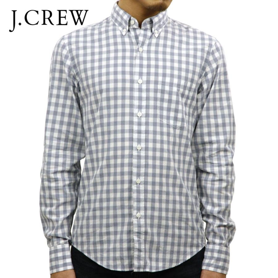 ジェイクルー シャツ メンズ 正規品 J.CREW 長袖シャツ WASHED SHIRT 49208 父の日 プレゼント ラッピング｜mixon