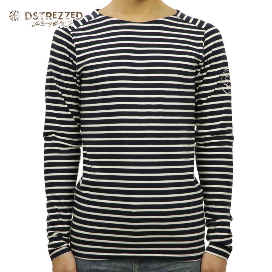 ディストレス ロンT メンズ 正規販売店 DSTREZZED 長袖Tシャツ Crew l/s Y/D stripe 202216 49/2 D00S20 クリスマス プレゼント ラッピング ディストレス ロンT メンズ 正規販売店 DSTREZZED 長袖Tシャツ Crew l