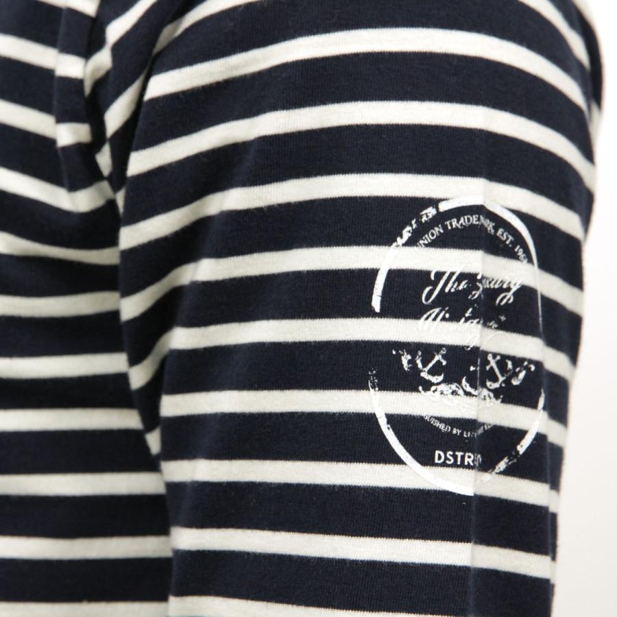 ディストレス ロンT メンズ 正規販売店 DSTREZZED 長袖Tシャツ Crew l