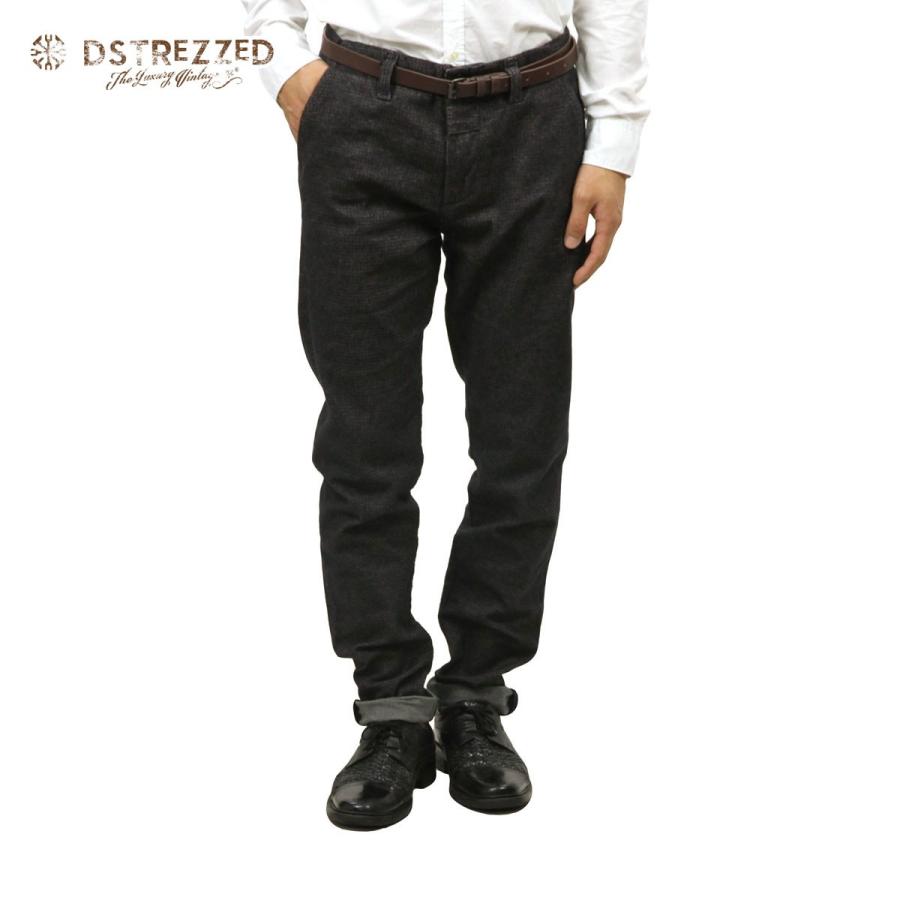 ディストレス チノパン メンズ 正規販売店 DSTREZZED ボトムス Chino belt Flannel check 5011 | 