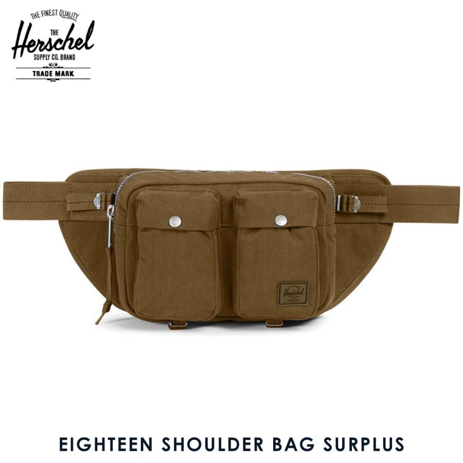 20%OFFクーポンセール  ハーシェル バッグ 正規販売店 Herschel Supply ハーシェルサプライ ショルダーバッグ EIGHTEEN